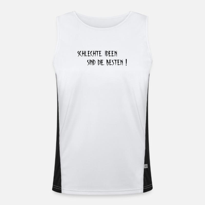 Bad ideas Men's Functional Contrast Tank Top 