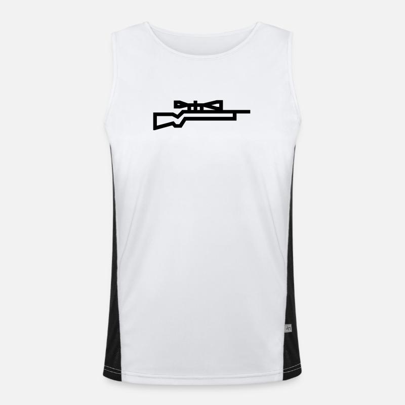 Scharfschütze Funktionelles Kontrast-Tank Top für Männer 