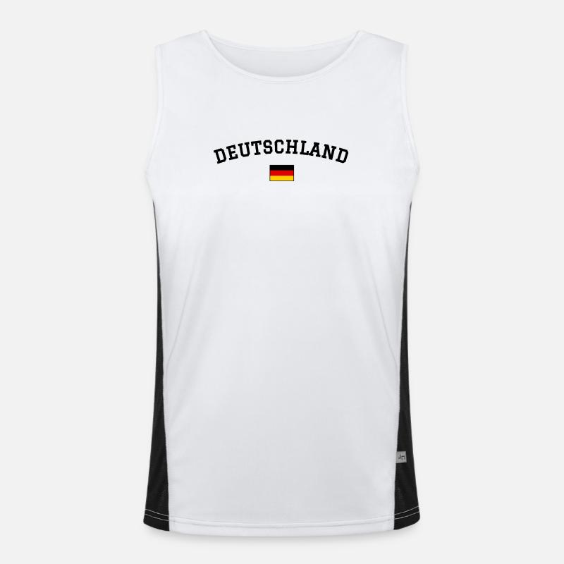 Minimum du drapeau allemand Débardeur respirant contrasté Homme 