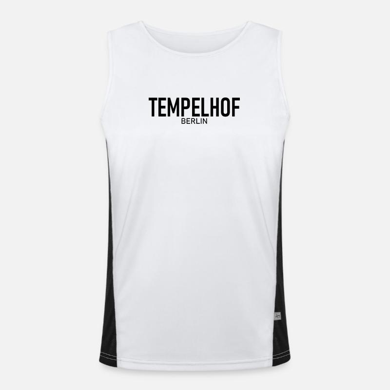 Tempelhof - Berlin - District Men's Functional Contrast Tank Top 