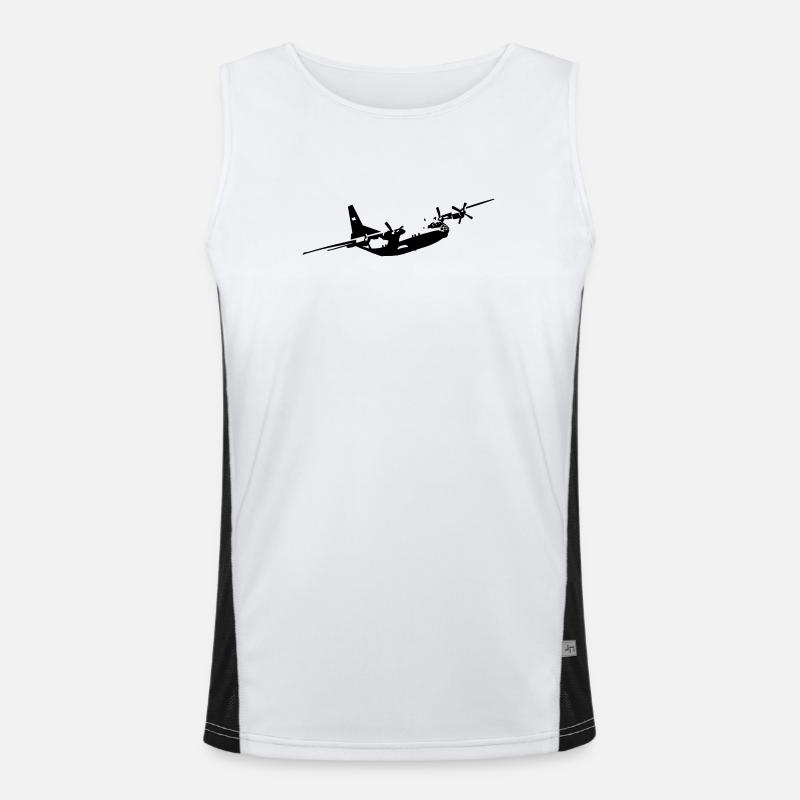 An-12 Funktionelles Kontrast-Tank Top für Männer 