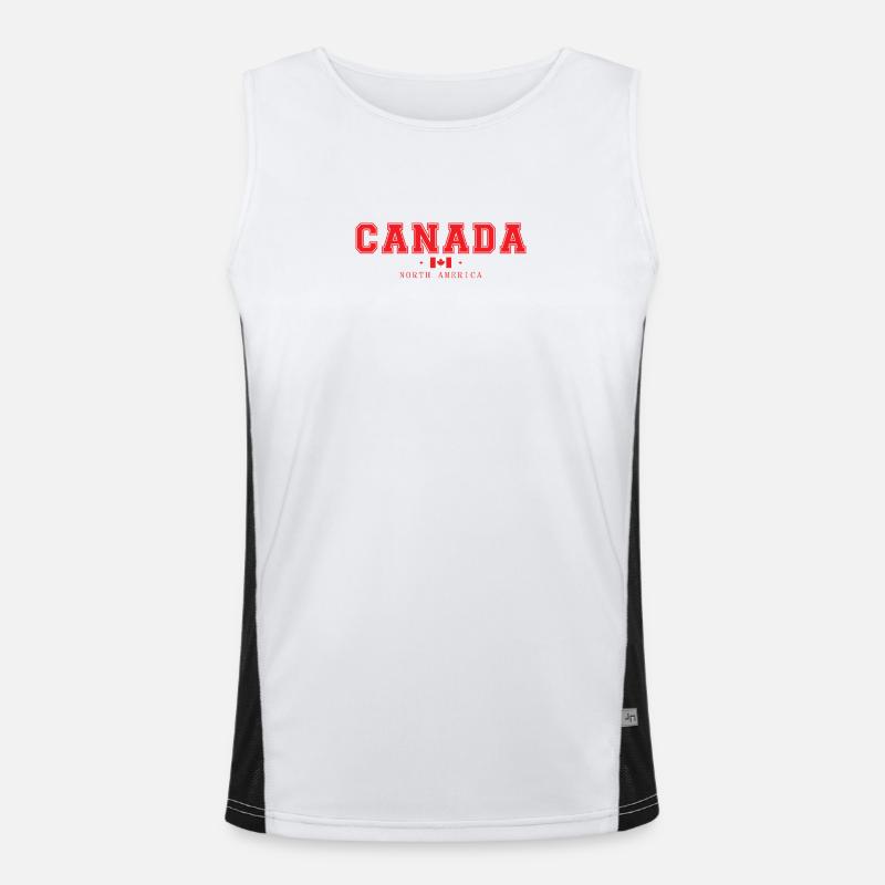 Canada Funktionelles Kontrast-Tank Top für Männer 