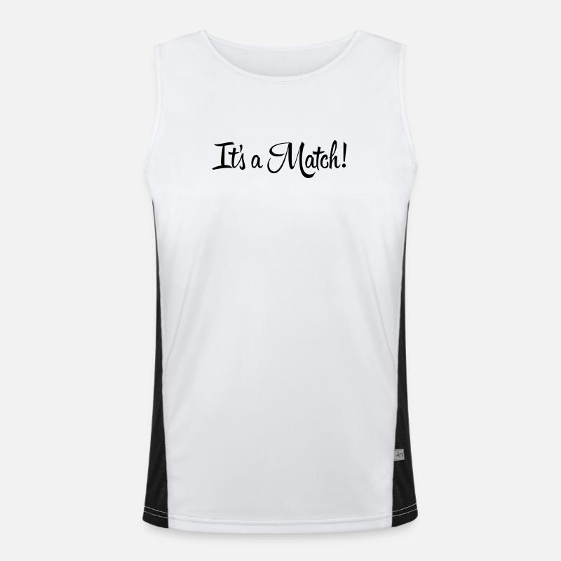 Es ist ein Match! Funktionelles Kontrast-Tank Top für Männer 