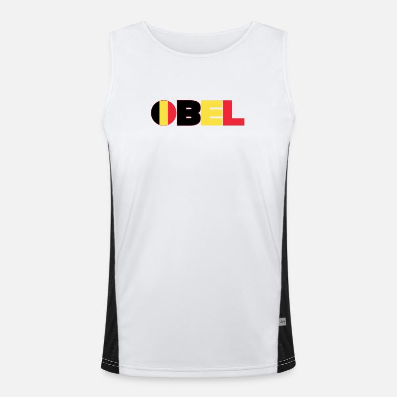 Belgium Men's Functional Contrast Tank Top 