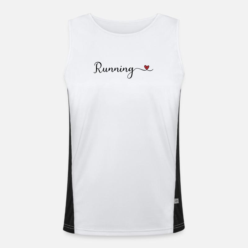 laufen Funktionelles Kontrast-Tank Top für Männer 
