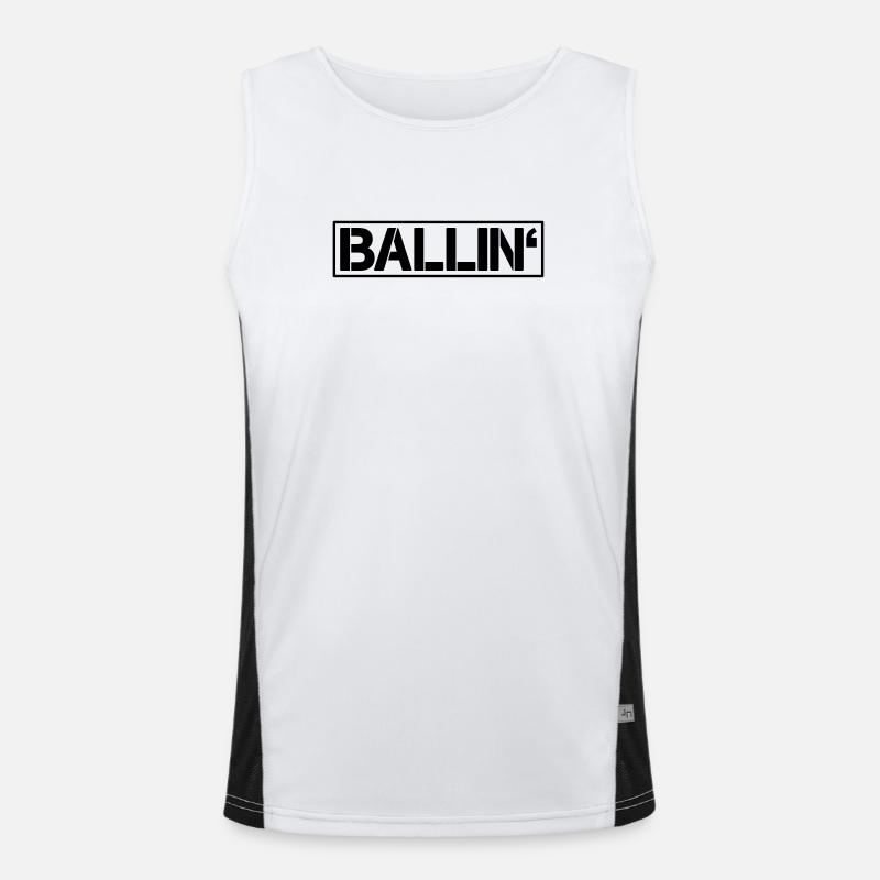 ballin Funktionelles Kontrast-Tank Top für Männer 