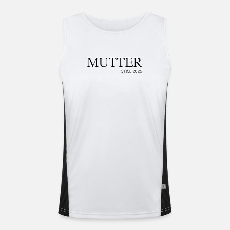 Mutter since 2025 Funktionelles Kontrast-Tank Top für Männer 