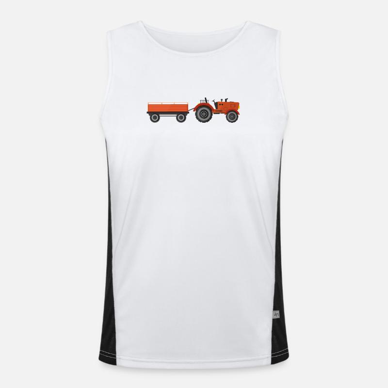Traktor Funktionelles Kontrast-Tank Top für Männer 