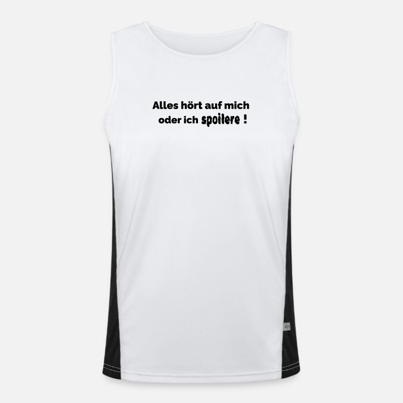 ich spoilere Funktionelles Kontrast-Tank Top für Männer 