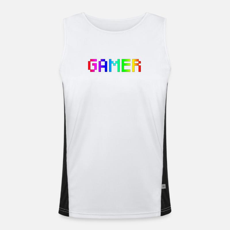 Spieler Funktionelles Kontrast-Tank Top für Männer 