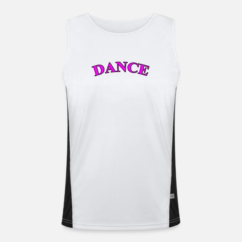 Lass uns tanzen - Lila Funktionelles Kontrast-Tank Top für Männer 
