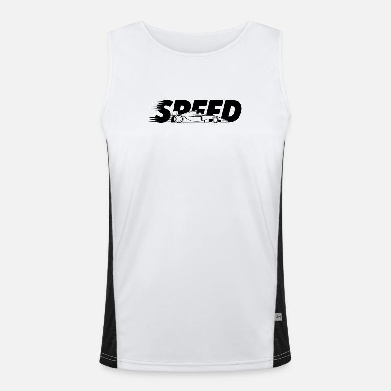 Formular One Speed - Logo de voiture cool Débardeur respirant contrasté Homme 