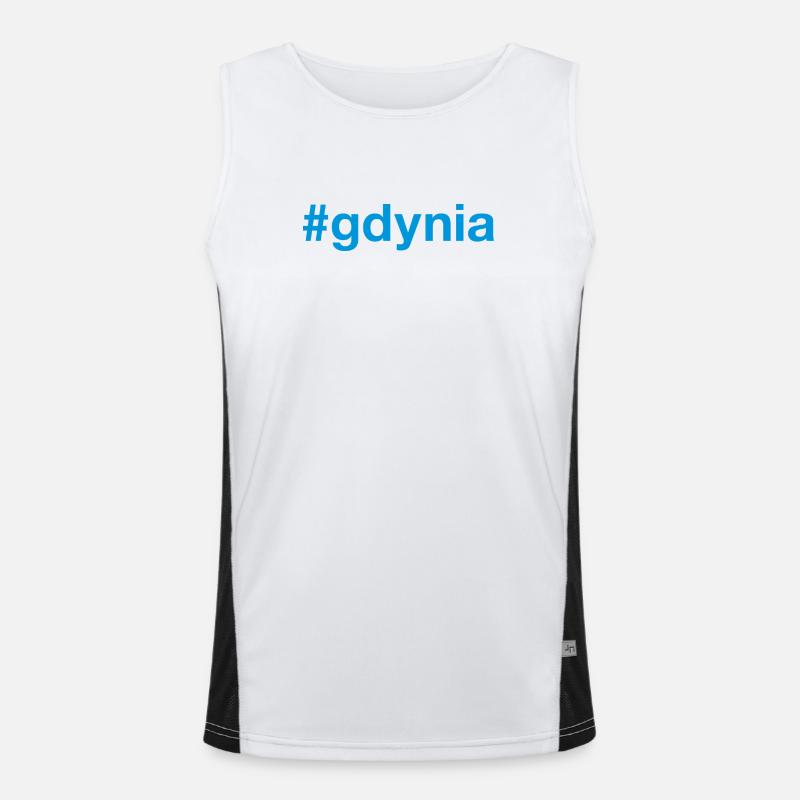 Gdynia Pologne Débardeur respirant contrasté Homme 