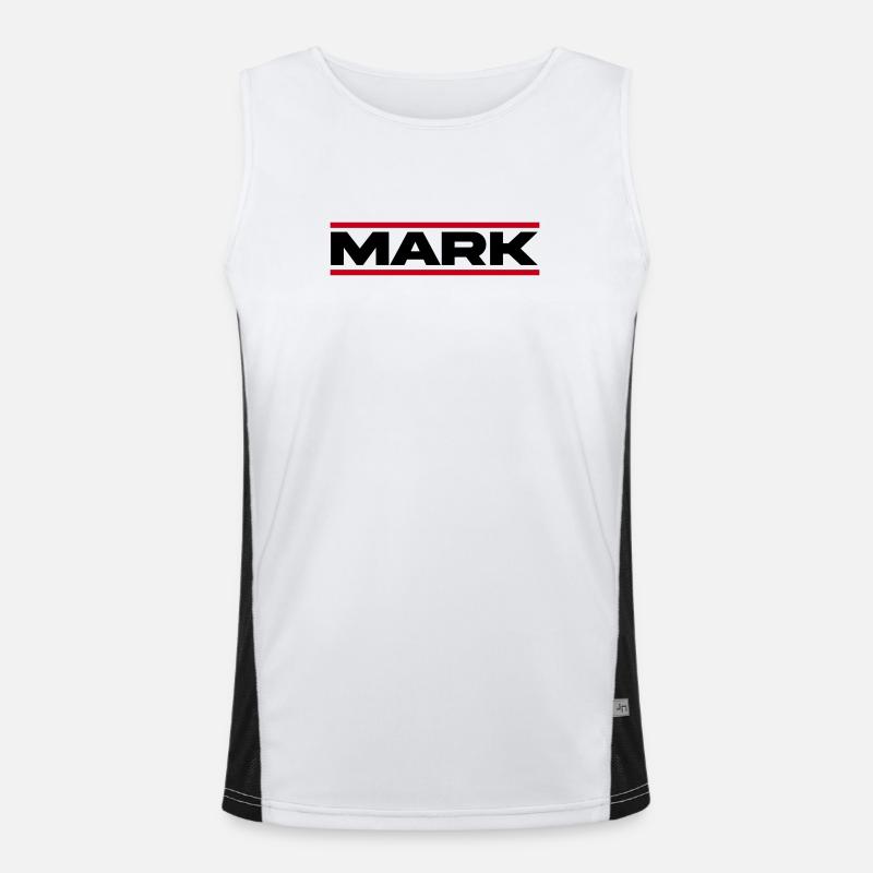Mark Gift Débardeur respirant contrasté Homme 
