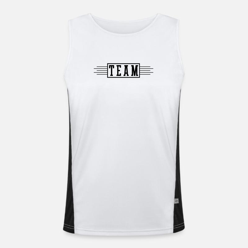 Team Stroke Men's Functional Contrast Tank Top 