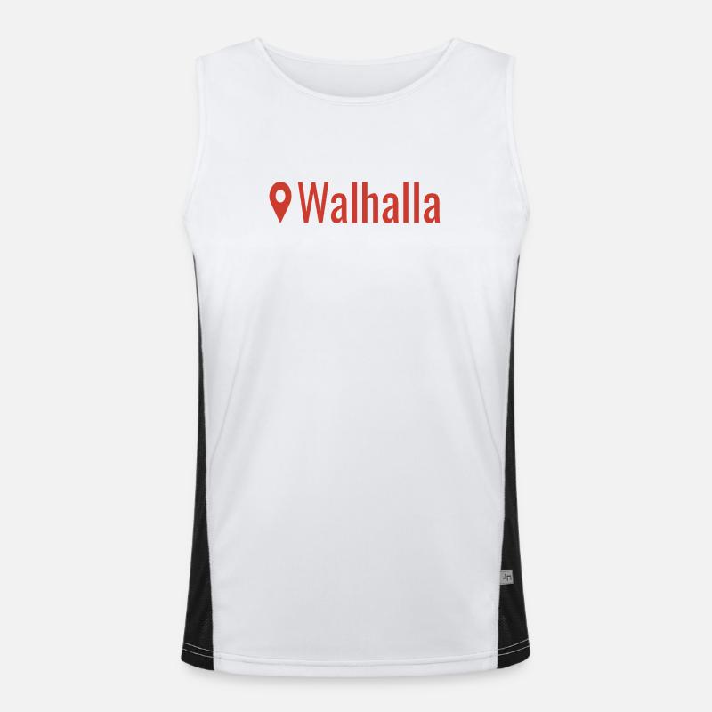 Viking location Walhalla Men's Functional Contrast Tank Top 