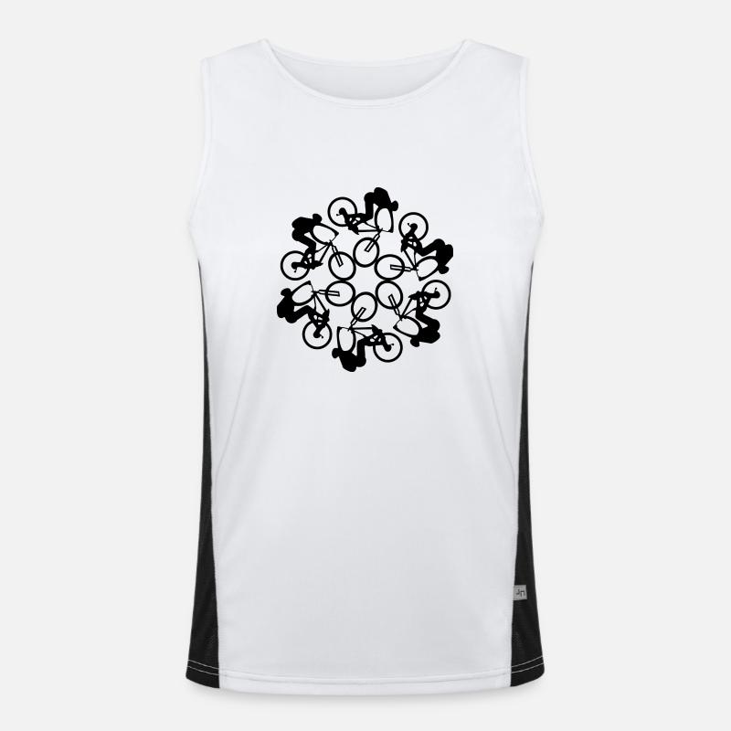 MTB mountain bikers Men's Functional Contrast Tank Top 