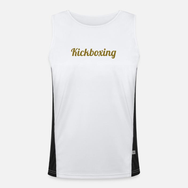 Kickboxing / Kickboxer / Kick Boxing / Kick Boxer Men's Functional Contrast Tank Top 