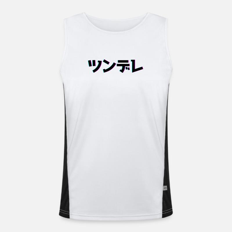 Tsundere Techno Design Men's Functional Contrast Tank Top 