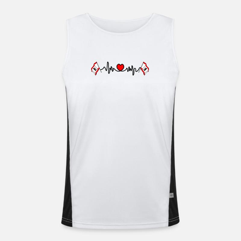 Herzfrequenz-Cardio für Berlin Funktionelles Kontrast-Tank Top für Männer 