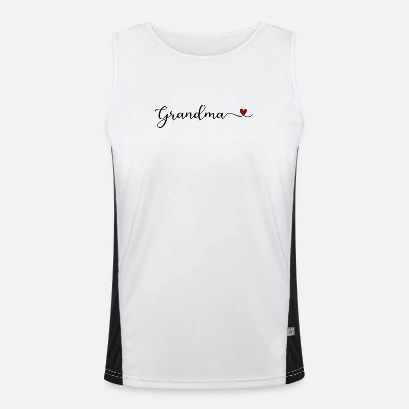 Oma Funktionelles Kontrast-Tank Top für Männer 