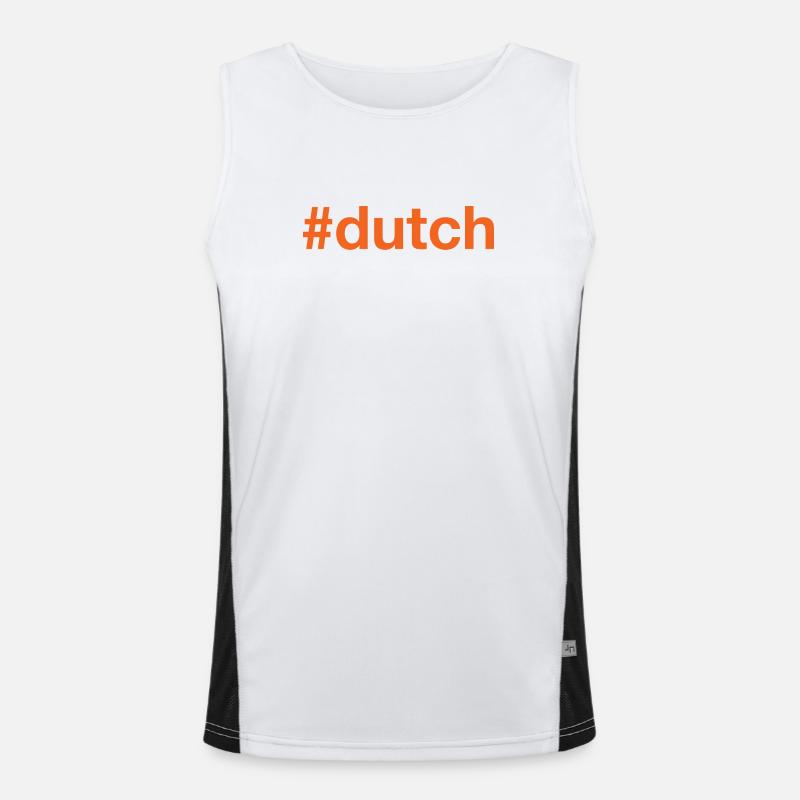 DUTCH Hashtag Men's Functional Contrast Tank Top 
