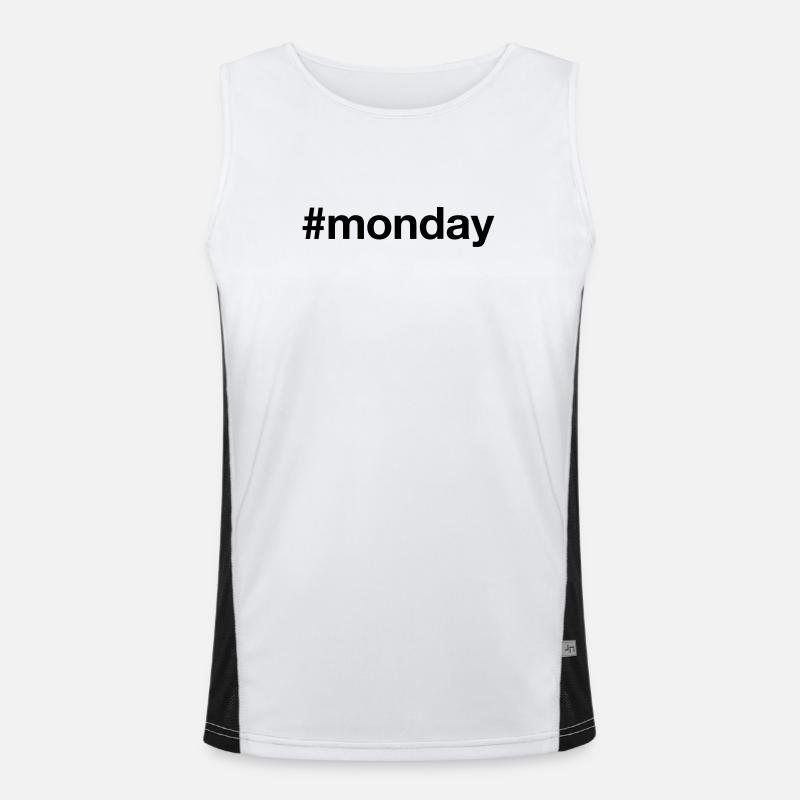 LUNDI Hashtag lundi Débardeur respirant contrasté Homme 