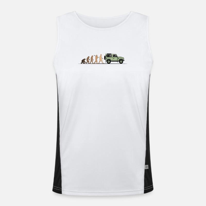 Defender Evolution 90 Farbe Funktionelles Kontrast-Tank Top für Männer 