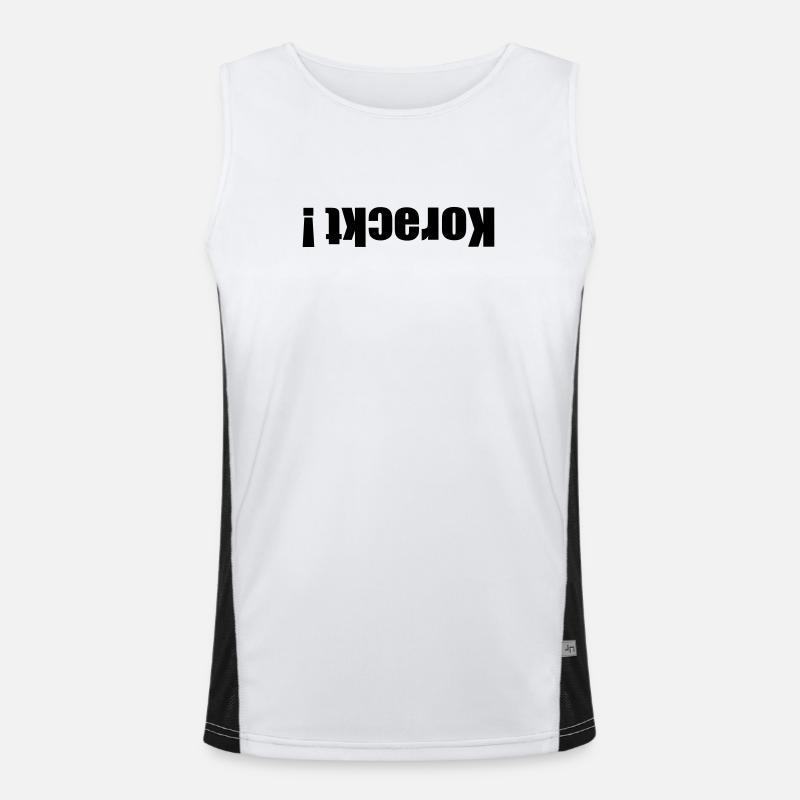 Everything correct Men's Functional Contrast Tank Top 