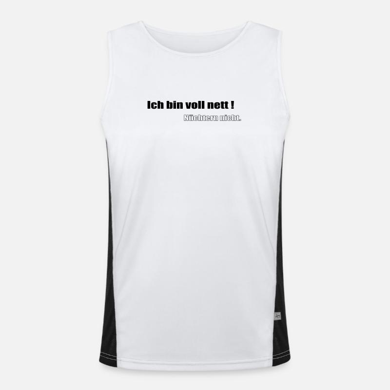 Really nice Men's Functional Contrast Tank Top 