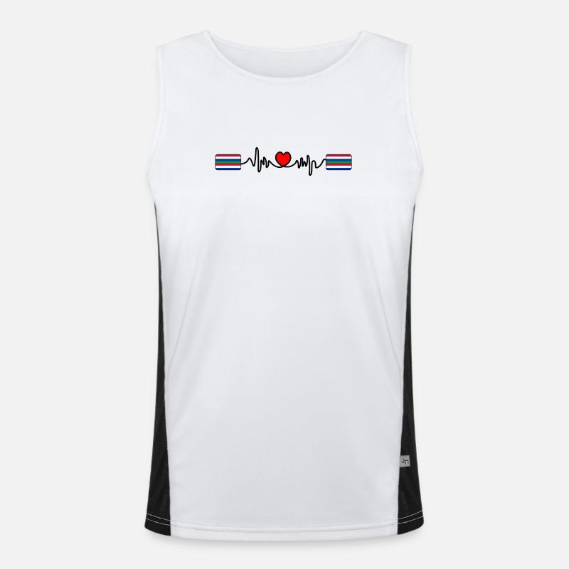 Logo Schier Pulse – Style Île Débardeur respirant contrasté Homme 