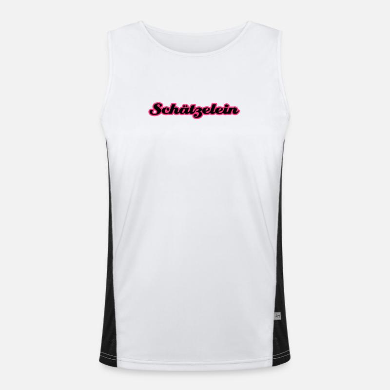 Schätzelein | Schatz | Schätzchen Men's Functional Contrast Tank Top 