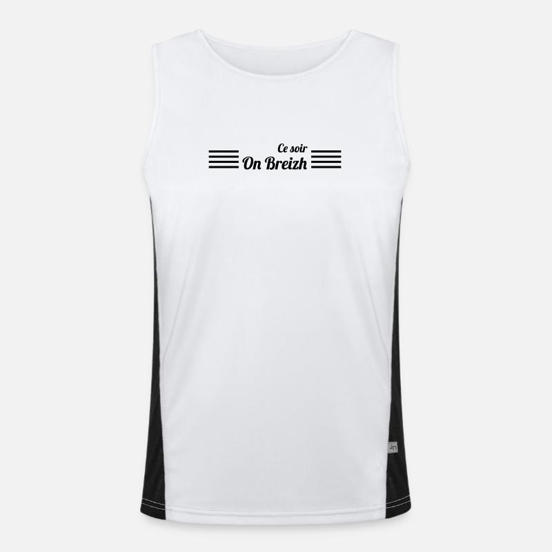 Tonight On Breizh! Men's Functional Contrast Tank Top 