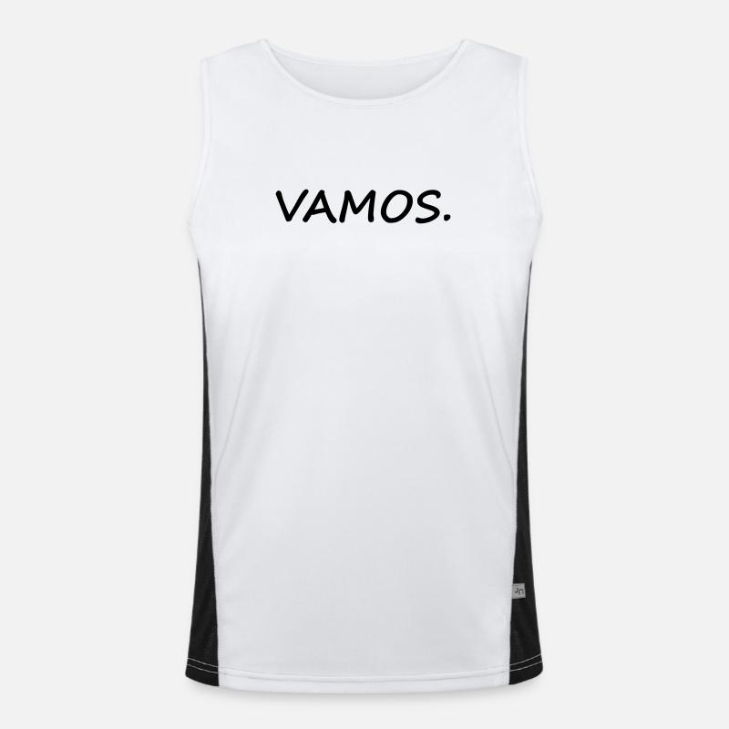 VAMOS Funktionelles Kontrast-Tank Top für Männer 