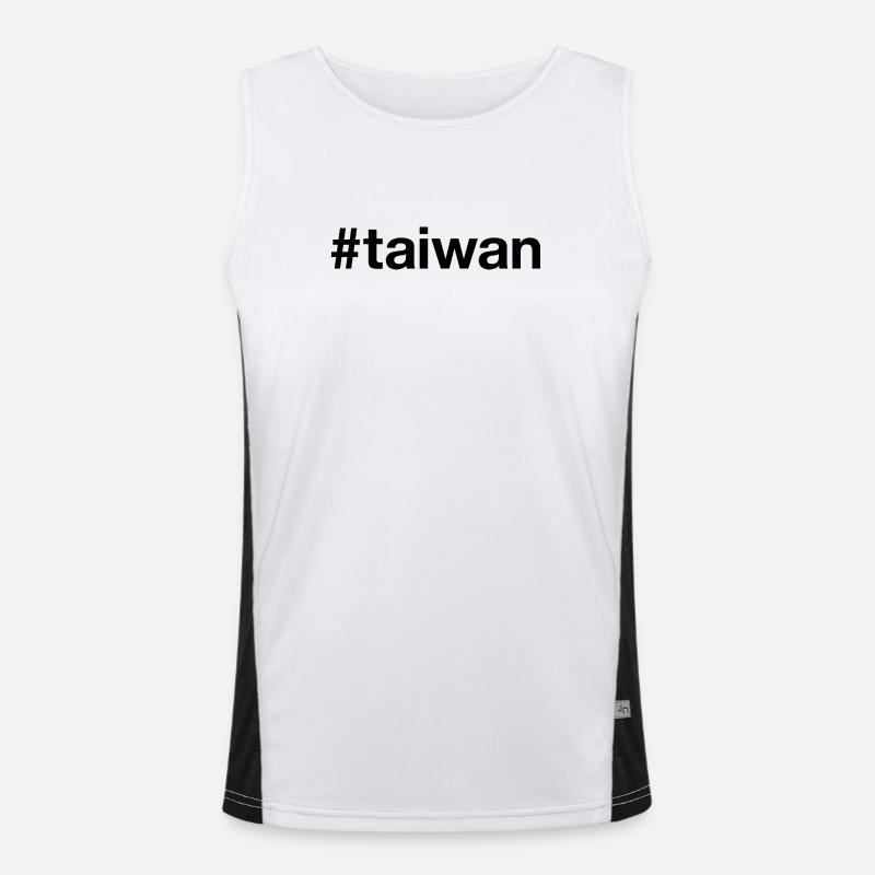 Hashtag TAÏWAN Débardeur respirant contrasté Homme 
