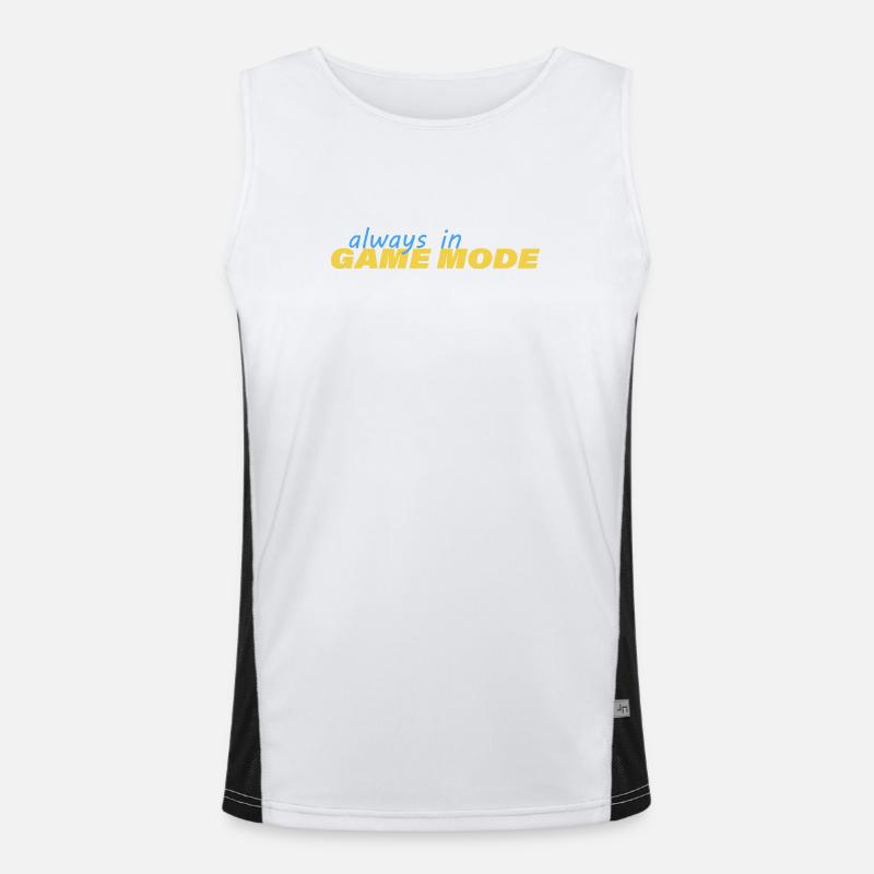 ALWAYS IN GAME MODE Funktionelles Kontrast-Tank Top für Männer 