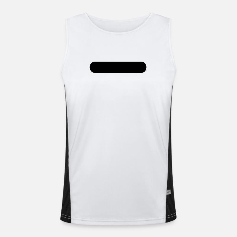 Button Men's Functional Contrast Tank Top 