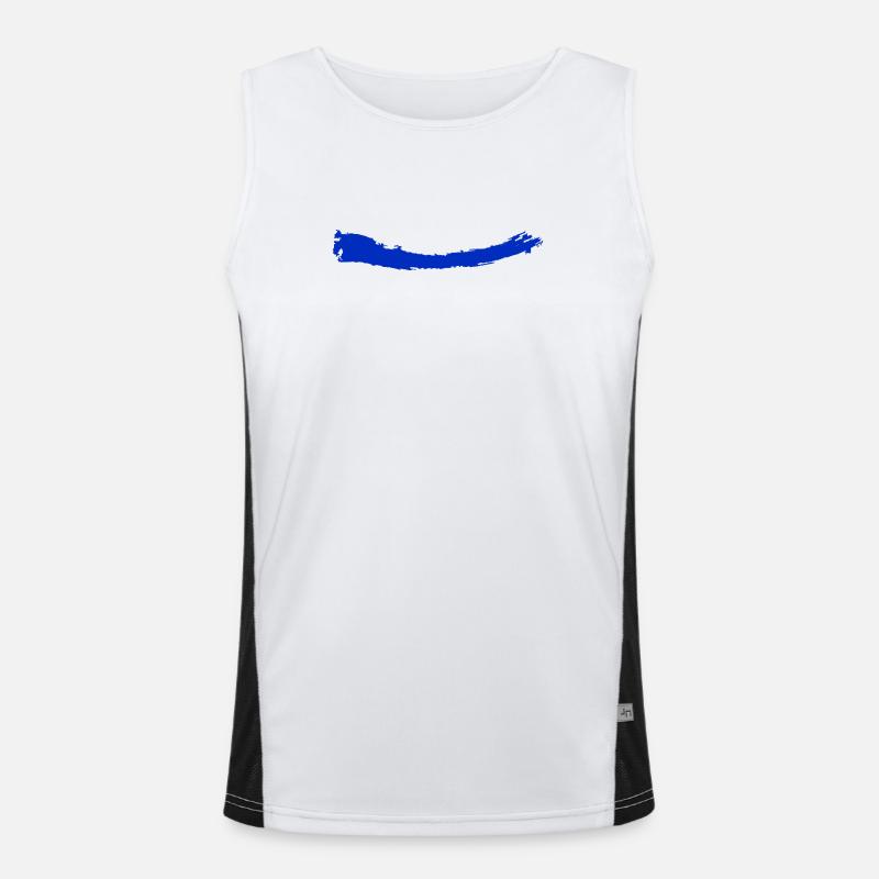 Brush | Brush | light blue Men's Functional Contrast Tank Top 