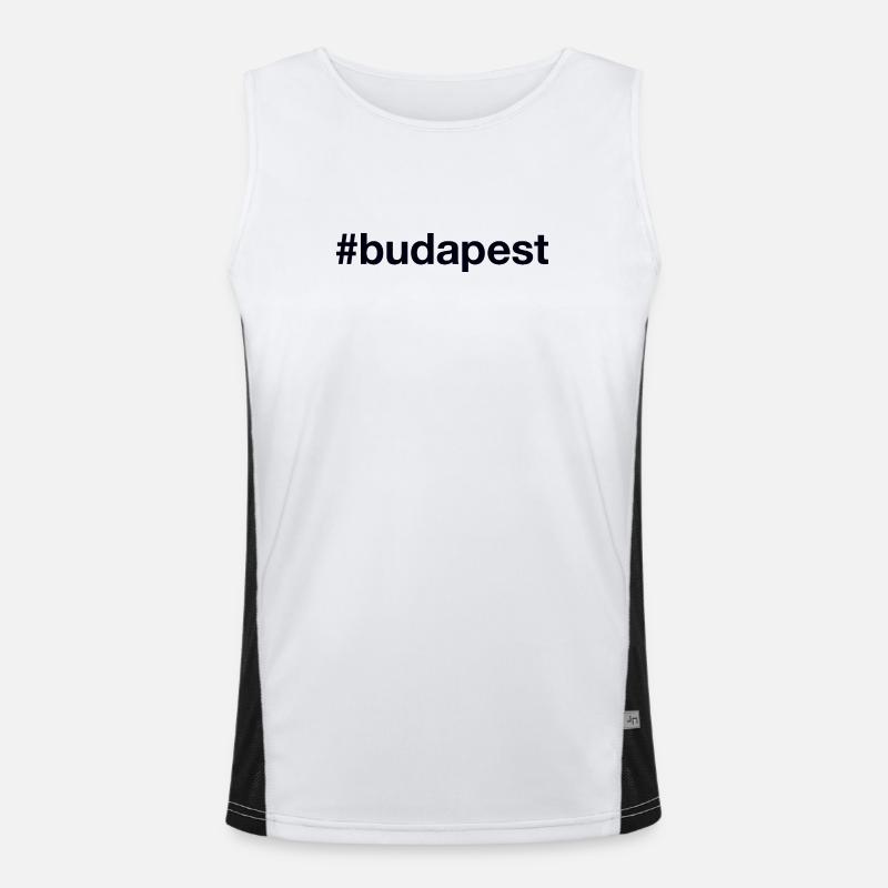 BUDAPEST Hashtag Débardeur respirant contrasté Homme 