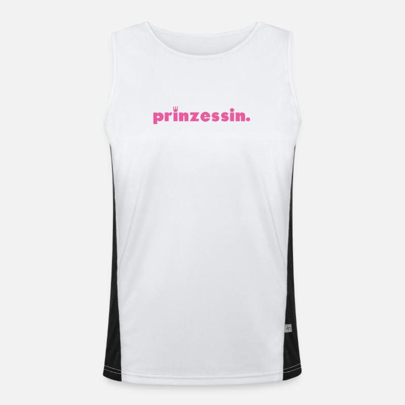 princesse. Débardeur respirant contrasté Homme 
