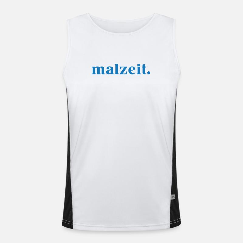 malzeit - Diction cool - Repas - Bon appétit Débardeur respirant contrasté Homme 