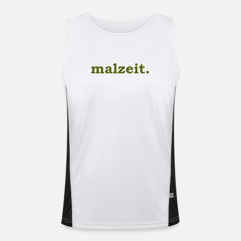 malzeit - Diction cool - Repas - Bon appétit Débardeur respirant contrasté Homme 