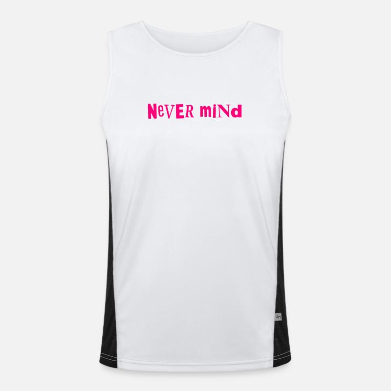 Never mind Funktionelles Kontrast-Tank Top für Männer 