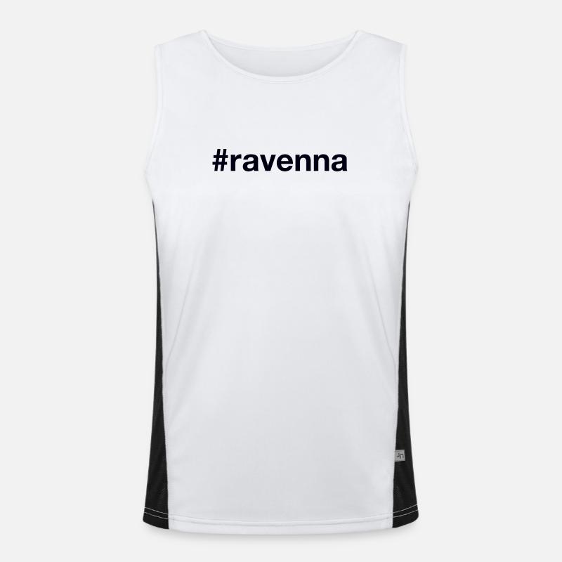 RAVENNA Hashtag Funktionelles Kontrast-Tank Top für Männer 