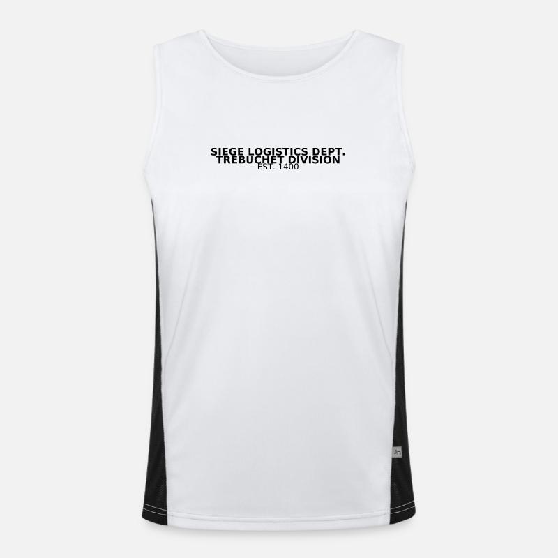 Siege Logistics Dept. – Trebuchet Division Men's Functional Contrast Tank Top 