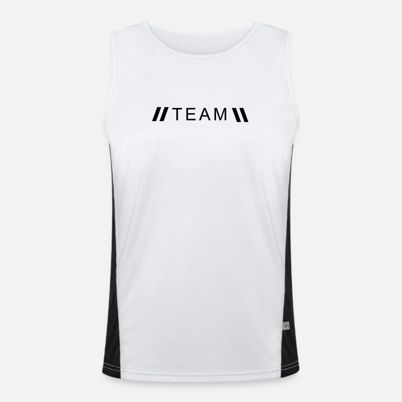 Style Team Men's Functional Contrast Tank Top 