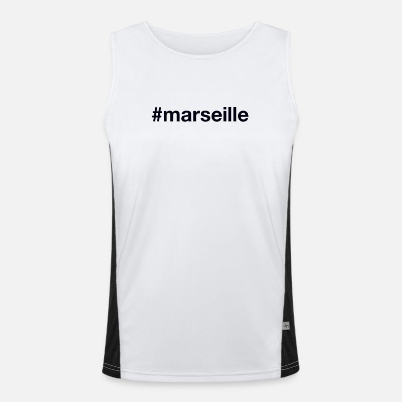 MARSEILLE Hashtag Men's Functional Contrast Tank Top 