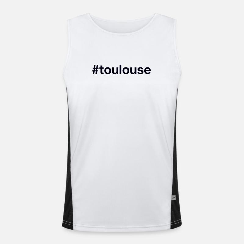 TOULOUSE Hashtag Men's Functional Contrast Tank Top 