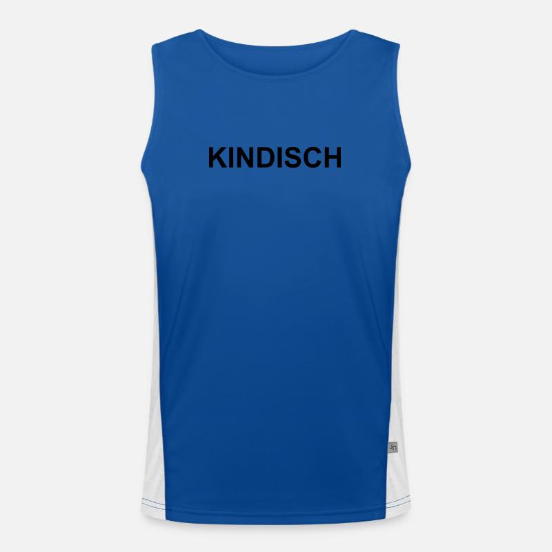 Abstract color explosion for creative outfits Men's Functional Contrast Tank Top 