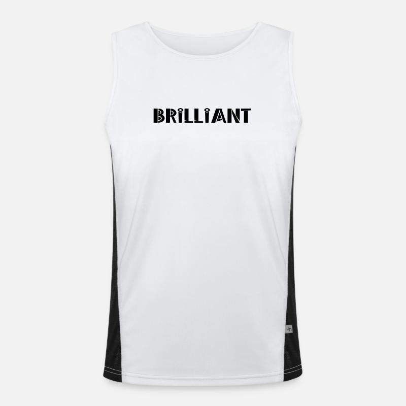 Brilliant Men's Functional Contrast Tank Top 